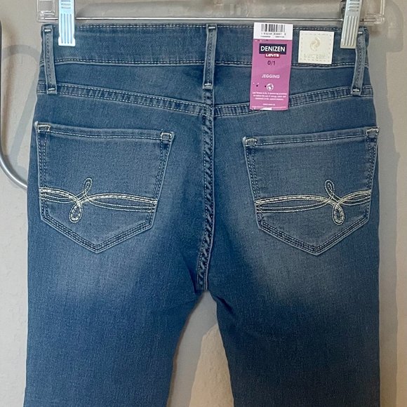 Denizen by Levi's Medium Wash Jeggings S0/1(W25) - Picture 3 of 8